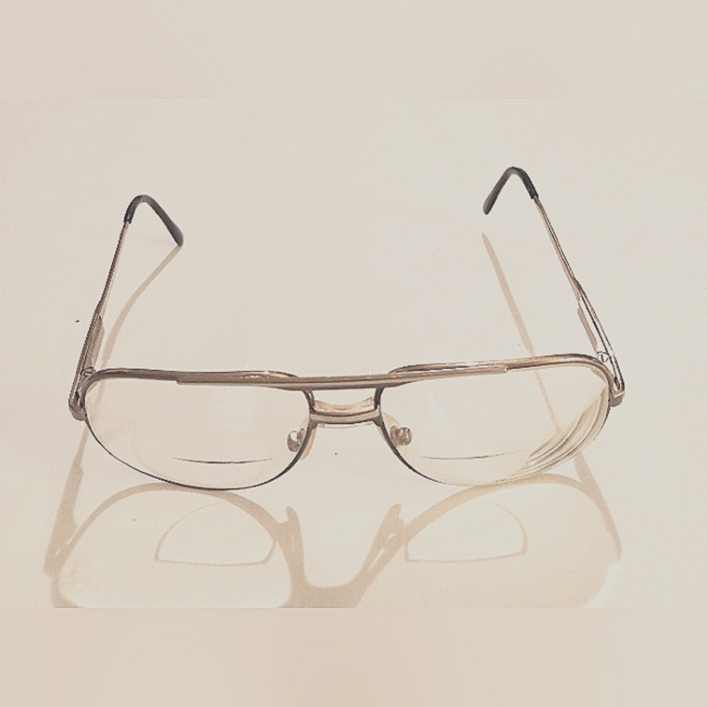 Cartier 1980-1990s Unisex Vintage Marcolin Aviator Style Eyeglasses Frames